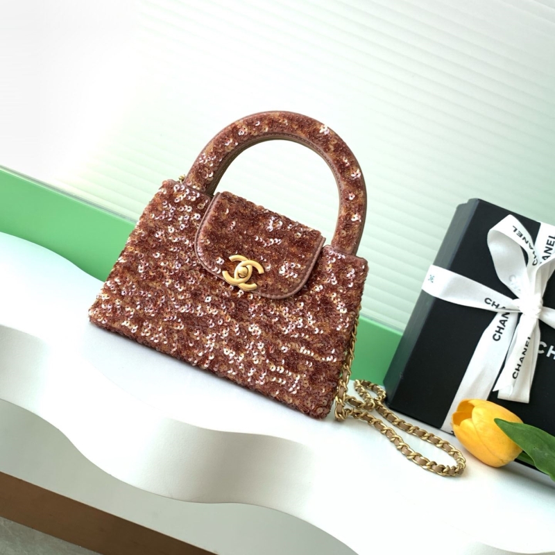 Ch**el top handle bags